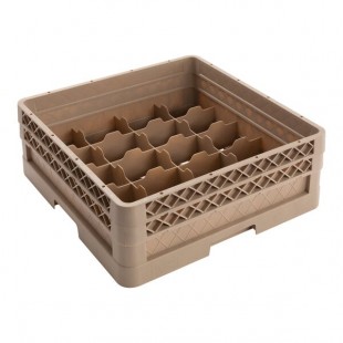 Vollrath CR5AA Traex® 20 Compartment Beige Full-Size Closed Wall 6 3/8