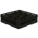 Vollrath TR18A Traex® Rack Max Full-Size Black 12-Compartment 4 13/16