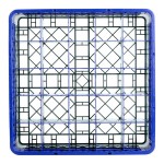 Noble Warewashing 25-Compartment Gray Full-Size Glass Rack with 2 Blue Extenders Noble Warewashing 25-Compartment Gray Full-Size Glass Rack with 2 Blue Extenders