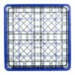 Noble Warewashing 25-Compartment Gray Full-Size Glass Rack with 2 Blue Extenders Noble Warewashing 25-Compartment Gray Full-Size Glass Rack with 2 Blue Extenders