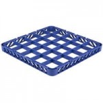 Noble Warewashing 25-Compartment Gray Full-Size Glass Rack with 2 Blue Extenders Noble Warewashing 25-Compartment Gray Full-Size Glass Rack with 2 Blue Extenders