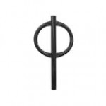 Paris Site Furnishings Galvanized Steel Pedestal Style Surface Mount Bike Rack Paris Site Furnishings Galvanized Steel Pedestal Style Surface Mount Bike Rack