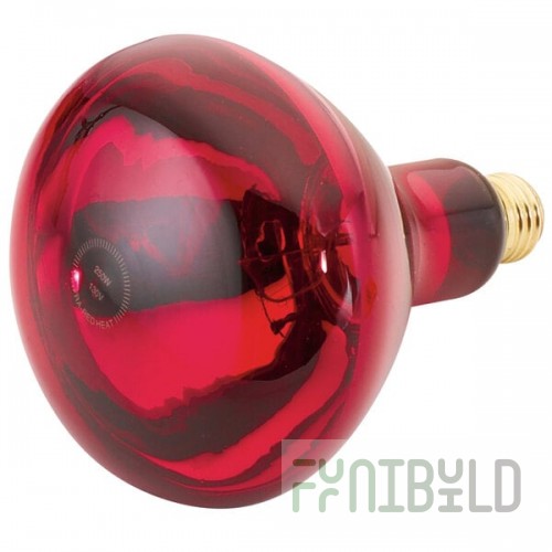 Cres Cor 0820-001-SP 250 Watt Shatterproof Red Infrared Light Bulb - 120V