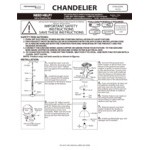Canarm Polo Matte Black Farmhouse Chandelier - 120V, 60W