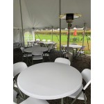 Lancaster Table & Seating Black Contoured Injection Molded Folding Chair with Charcoal Frame and Sage Gray Legs Lancaster Table & Seating Black Contoured Injection Molded Folding Chair with Charcoal Frame and Sage Gray Legs