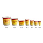 Carnival King 130 oz. Popcorn Bucket - 25/Pack Carnival King 130 oz. Popcorn Bucket - 25/Pack