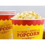 Carnival King 130 oz. Popcorn Bucket - 25/Pack Carnival King 130 oz. Popcorn Bucket - 25/Pack