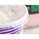 Choice 12 oz. Purple Paper Frozen Yogurt / Food Cup with Flat Lid - 50/Case Choice 12 oz. Purple Paper Frozen Yogurt / Food Cup with Flat Lid - 50/Case