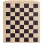 Choice Kraft Black Check Wire Cone Basket Liner / Deli Wrap / Double Open Bag 9
