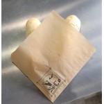 Choice Kraft Black Check Wire Cone Basket Liner / Deli Wrap / Double Open Bag 9