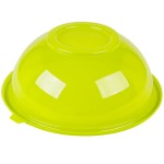 Fineline 5160-GRN Super Bowl 160 oz. Green PET Plastic Salad Bowl - 25/Case
