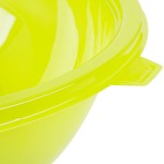 Fineline 5160-GRN Super Bowl 160 oz. Green PET Plastic Salad Bowl - 25/Case