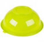 Fineline 5160-GRN Super Bowl 160 oz. Green PET Plastic Salad Bowl - 25/Case