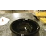 Fineline 5160-GRN Super Bowl 160 oz. Green PET Plastic Salad Bowl - 25/Case