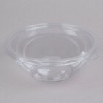 Fineline 5032-BK Super Bowl 32 oz. Black PET Plastic Bowl - 100/Case