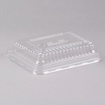 Fineline 9293-L Flairware Clear PET Plastic Serving Tray Dome Tray Lid - 48/Case