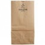 Duro Husky Dubl Life 6 lb. Heavy Duty Natural Kraft Paper Bag - 400/Bundle