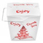 Fold-Pak 26WHPAGODM 26 oz. Pagoda Chinese / Asian Paper Take-Out Container with Wire Handle - 500/Case Fold-Pak 26WHPAGODM 26 oz. Pagoda Chinese / Asian Paper Take-Out Container with Wire Handle - 500/Case