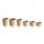 Choice 16 oz. Kraft Poly-Coated Paper Food Cup - 500/Case