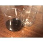 Visions Dynasty 9 oz. Clear Plastic Stemless Champagne Flute with Silver Rim - 64/Case Visions Dynasty 9 oz. Clear Plastic Stemless Champagne Flute with Silver Rim - 64/Case
