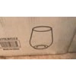 Visions Dynasty 9 oz. Clear Plastic Stemless Champagne Flute with Silver Rim - 64/Case Visions Dynasty 9 oz. Clear Plastic Stemless Champagne Flute with Silver Rim - 64/Case