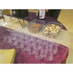 Visions Dynasty 9 oz. Clear Plastic Stemless Champagne Flute with Silver Rim - 64/Case Visions Dynasty 9 oz. Clear Plastic Stemless Champagne Flute with Silver Rim - 64/Case