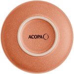 Acopa Pangea 10 oz. Terra Cotta Matte Porcelain Nappie Bowl - Sample