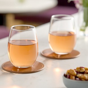 Libbey 9 oz. Stemless White Wine Glass - Sample