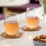 Libbey 9 oz. Stemless White Wine Glass - Sample