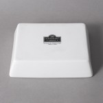 10 Strawberry Street WTR-56RECDSH Whittier 13 oz. White Rectangular Porcelain Dish - 36/Case