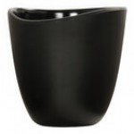 Cal-Mil Bali 24 oz. Ivory Irregular Round Melamine Dressing Crock - 6/Case