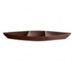 G.E.T. Enterprises BT319-MOD-LM Bugambilia 6.9 Qt. Smooth MOD Finish Lime Resin-Coated Aluminum Deep Boat with Dividers