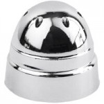 TableCraft 80S&P-2 1.5 oz. Paneled Glass Salt and Pepper Shaker with Chrome Plated ABS Top - 24/Pack