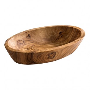 APS 1.5 oz. Oval Olive Wood Serving Bowl APS 1.5 oz. Oval Olive Wood Serving Bowl