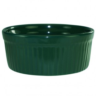 International Tableware Cancun 8 oz. Green Stoneware Fluted Ramekin - 36/Case International Tableware Cancun 8 oz. Green Stoneware Fluted Ramekin - 36/Case