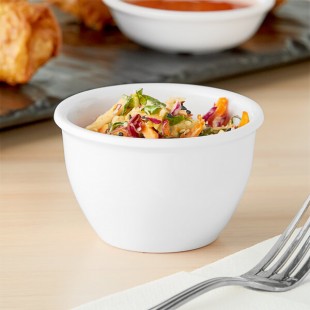 American Metalcraft MSC8 Jane Collection 8 oz. White Round Melamine Sauce Cup - 12/Case American Metalcraft MSC8 Jane Collection 8 oz. White Round Melamine Sauce Cup - 12/Case