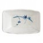 Acopa Biru 1.5 oz. Rectangular Melamine Sauce Dish - 24/Case