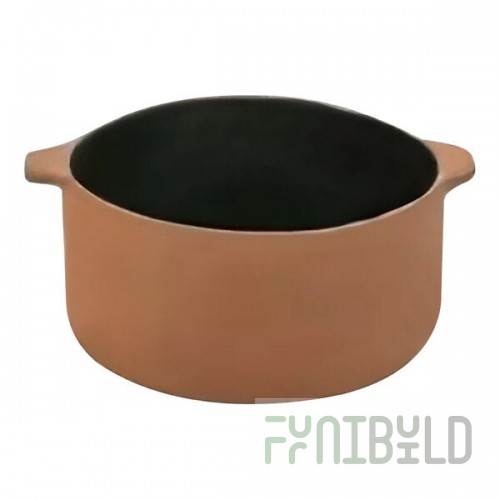 Maria Portugal Terracota Terra 30 oz. Gray Stoneware Au Gratin Dish by Arc Cardinal - 2/Case