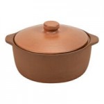 Maria Portugal Terracota Terra 30 oz. Gray Stoneware Au Gratin Dish by Arc Cardinal - 2/Case