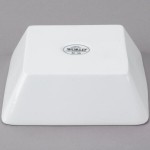 Libbey Slate 50 oz. Ultra Bright White Square Porcelain Bowl - 12/Case Libbey Slate 50 oz. Ultra Bright White Square Porcelain Bowl - 12/Case