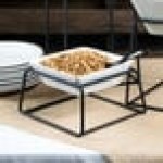 Libbey Slate 50 oz. Ultra Bright White Square Porcelain Bowl - 12/Case Libbey Slate 50 oz. Ultra Bright White Square Porcelain Bowl - 12/Case
