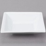 Libbey Slate 50 oz. Ultra Bright White Square Porcelain Bowl - 12/Case Libbey Slate 50 oz. Ultra Bright White Square Porcelain Bowl - 12/Case