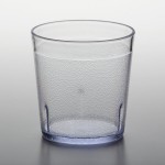GET 6610-1-6-CL 10 oz. Clear Customizable SAN Plastic Short Pebbled Tumbler - 72/Case GET 6610-1-6-CL 10 oz. Clear Customizable SAN Plastic Short Pebbled Tumbler - 72/Case