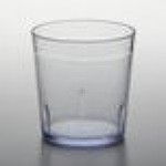 GET 6610-1-6-CL 10 oz. Clear Customizable SAN Plastic Short Pebbled Tumbler - 72/Case GET 6610-1-6-CL 10 oz. Clear Customizable SAN Plastic Short Pebbled Tumbler - 72/Case