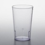 GET 6610-1-6-CL 10 oz. Clear Customizable SAN Plastic Short Pebbled Tumbler - 72/Case GET 6610-1-6-CL 10 oz. Clear Customizable SAN Plastic Short Pebbled Tumbler - 72/Case