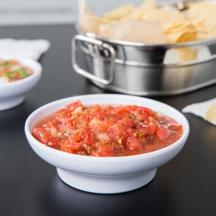 Thunder Group ML352W1 Melamine 8 oz. White Salsa Dish - 12/Pack Thunder Group ML352W1 Melamine 8 oz. White Salsa Dish - 12/Pack