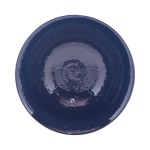 Elite Global Solutions D1008RR-LAP/CH Durango 40 oz. Lapis and Chocolate Round Two-Tone Melamine Bowl - 6/Case