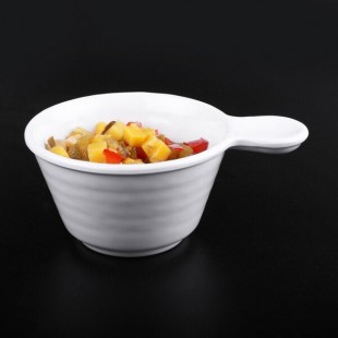 Elite Global Solutions D42RR Pebble Creek White 10 oz. Handled Bowl - 6/Case Elite Global Solutions D42RR Pebble Creek White 10 oz. Handled Bowl - 6/Case