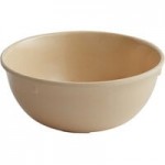 Acopa Foundations 8 oz. Tan Wide Rim Melamine Salad Bowl - 12/Pack