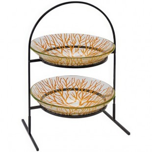 Rosseto Kalderon Radici 2 Level Round Display Stand with 14